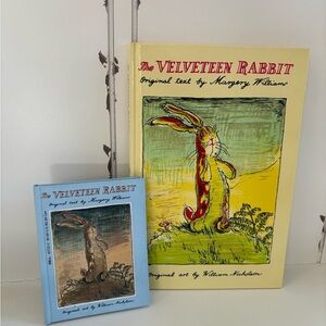Two Vintage Velveteen Rabbit Books